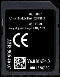 Generisch SD Karte GPS-Navigation Afrika Naher Osten 2018/2019 v6 kompatibel mit Mercedes Garmin MAP Pilot STAR2 – A2139066407