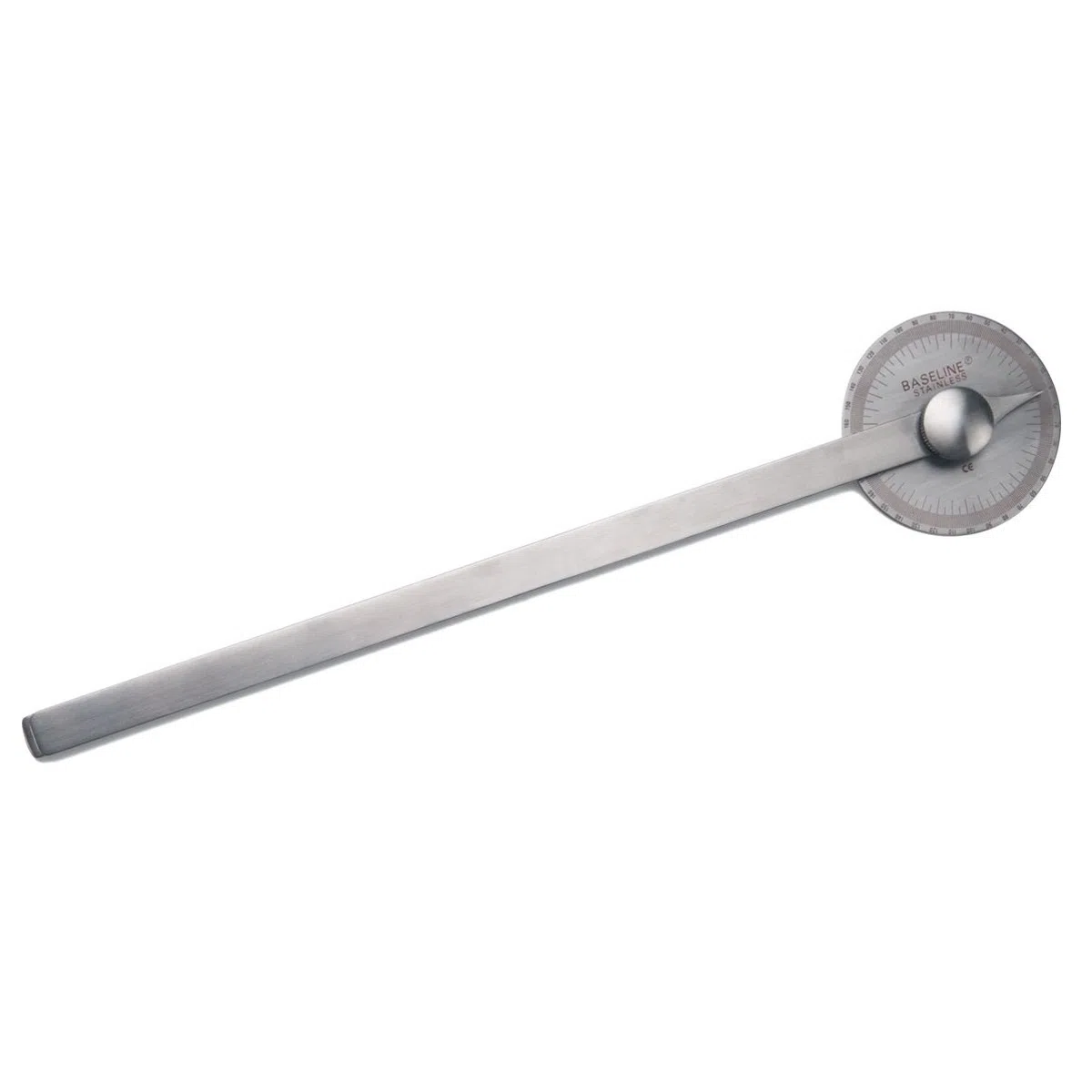 Baseline Edelstahl-Goniometer – 360° ROM-Messinstrument für Gelenke mit 35,6 cm Armen