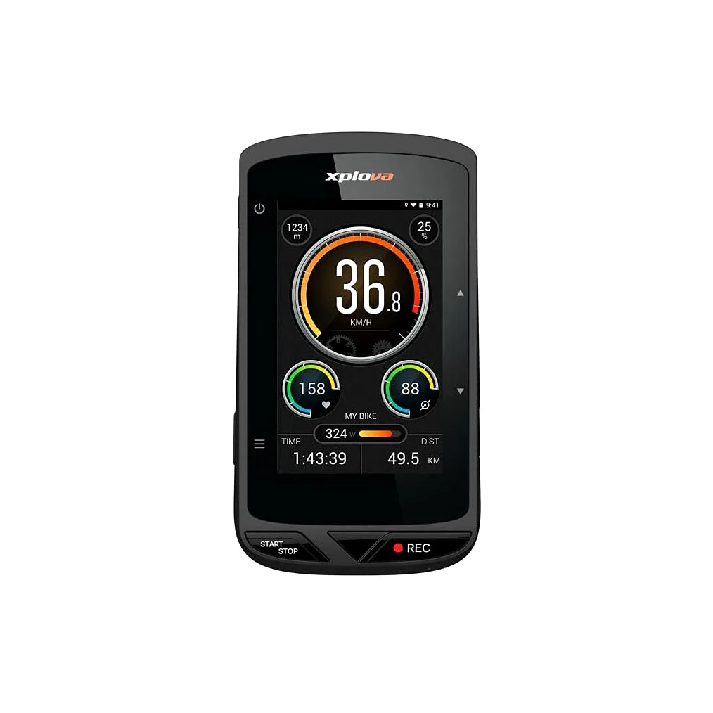 XPLOVA X5 Evo GPS, Schwarz, 110 x 62 x 23 mm