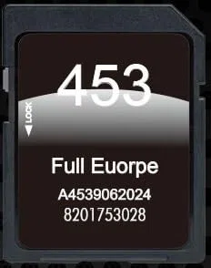 Generisch Aktualisierung der Kartographie Europa 2025 – A4539062024 – kompatibel mit SMART 453 (COOL & Media Navigation P26)